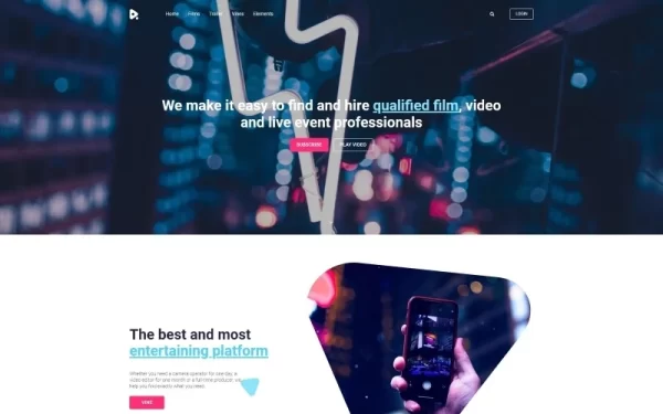 YouMovie Videography WordPress Elementor Theme WordPress Theme 1.2.3 GPL Theme