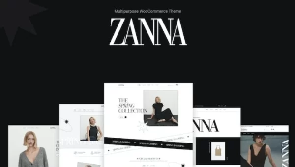 ZANNA  – Elementor WooCommerce Theme 1.0 GPL Theme