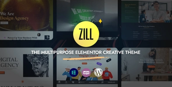 ZILL Multipurpose Elementor Creative Theme 1.0.1 GPL Theme