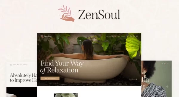 ZenSoul – Spa Salon Wellness WordPress Theme + AI 1.0.0 GPL Theme