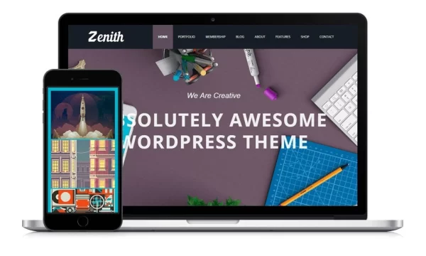 Zenith WordPress Theme 9.0.2 GPL Theme