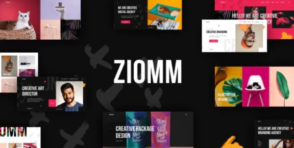 Ziomm Creative Agency Portfolio WordPress Theme 1.0.3 GPL Theme