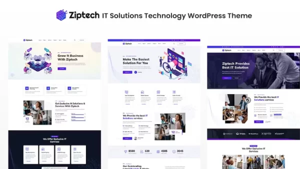 Ziptech IT Solutions Technology WordPress Theme 1.0 GPL Theme