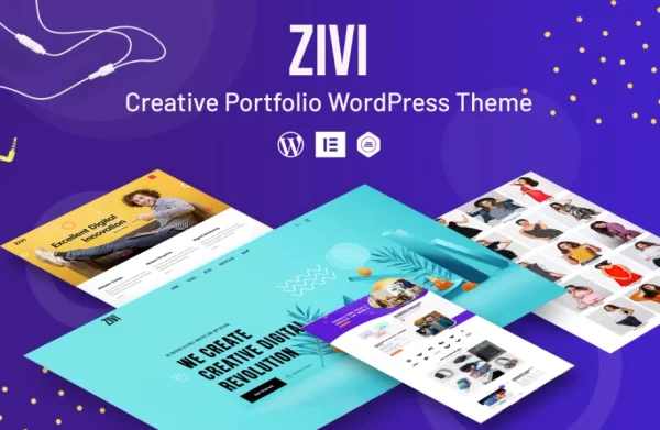 Zivi Creative Portfolio WordPress Theme 1.0.3 GPL Theme