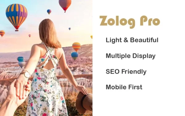 Zolog Pro | WordPress Blog Theme WordPress Theme 1.0.0 GPL Theme