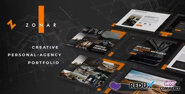 Zonar – Personal Portfolio WordPress Theme 3.8 GPL Theme