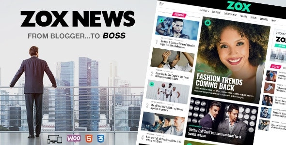 Zox News 3.16.0 GPL Theme