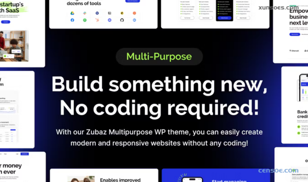 Zubaz – SaaS Startup WordPress Theme 1.0.0 GPL Theme