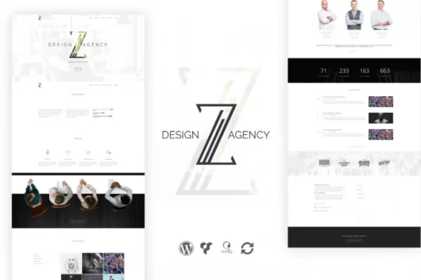 Zuut Clean Agency WordPress Theme 1.4.2 GPL Theme