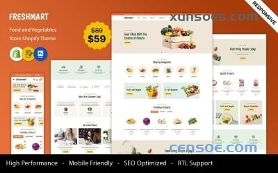FreshMart - Grocery and Organic Responsive Shopify Theme