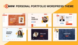 iKnow Personal Portfolio WordPress Theme 8.0 GPL Theme