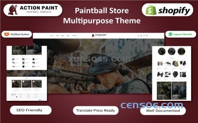 Paintball - Paintball Guns & Gears Store Shopify Theme