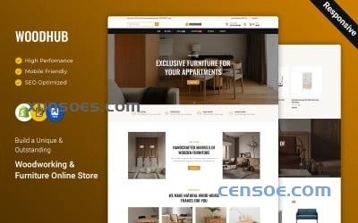 WoodHub - Wood And Furniture Store and Home Decor Shopify 2.0 Theme